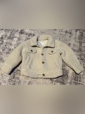 Baby Gap Sherpa Cream Teddy Jacket